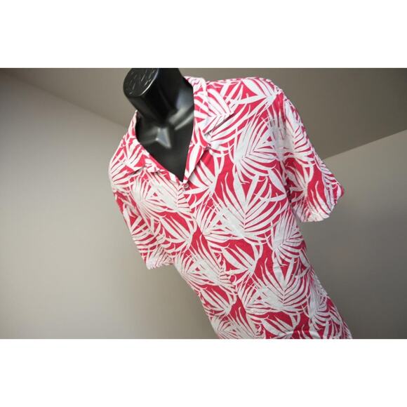 Express Rayon Hawaiian Shirt Button Up Floral Short Sleeve Mens Sz XL - Picture 2 of 9